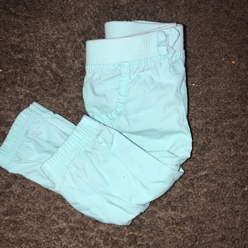 Baby girl mint green pants